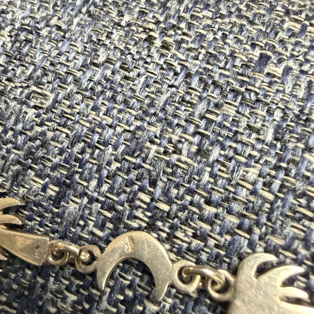 Sterling Silver Moon and Palm Tree Bracelet - Picture 8 of 12